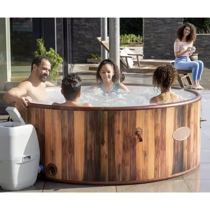 LUXURA Elite 6-Person Inflatable Hot Tub - Premium Massage Spa Experience